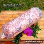 Beef Ribeye Scotch-Fillet CubeRoll MELTIQUE meltik (wagyu alike) Australia HOKUBEE frozen STEAK 2cm 3/4" (price/pc 350g)